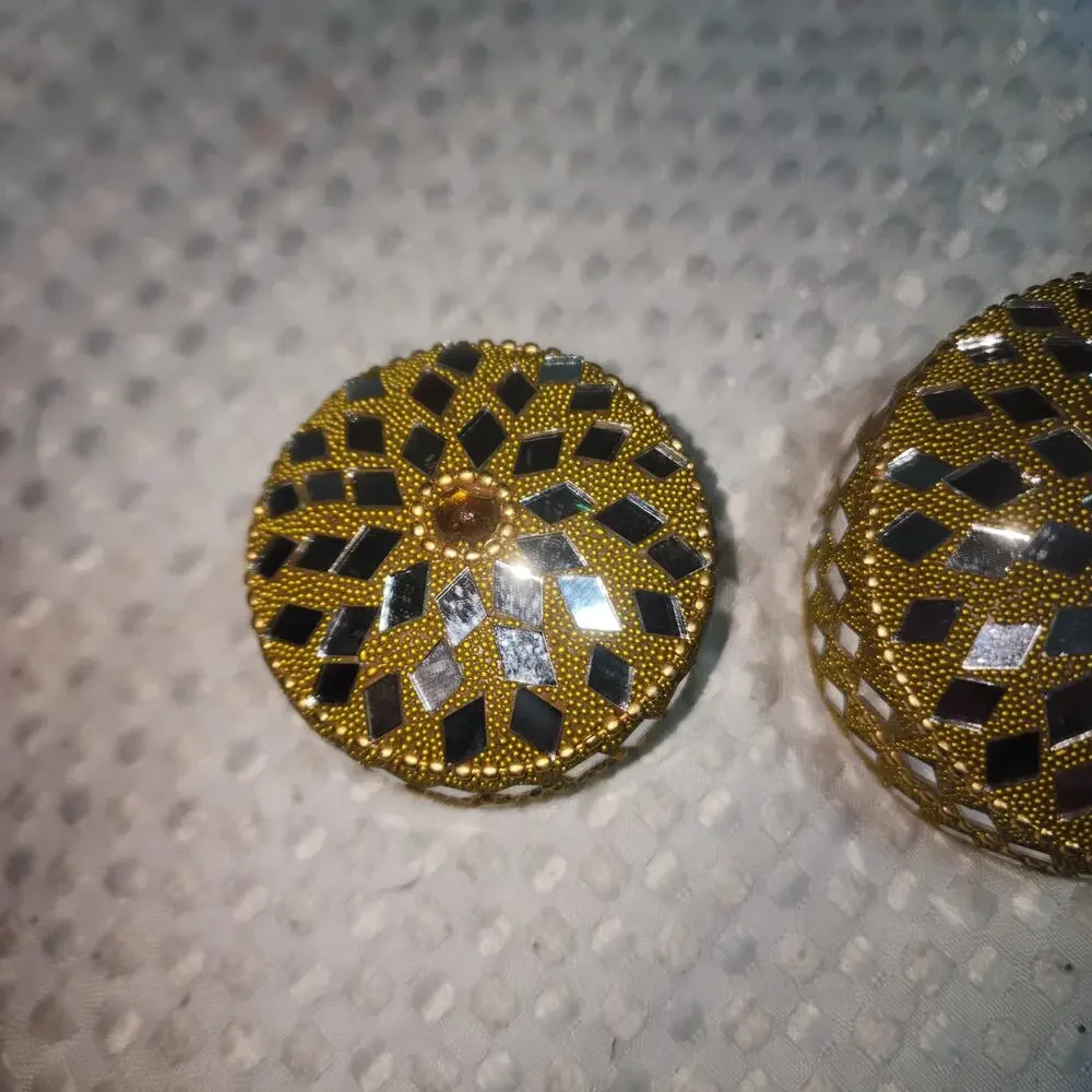 GOLD STACKABLE TRINKET BOXES